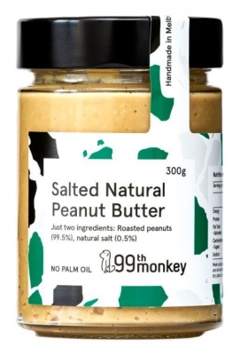 99th MONKEY SALTED NATURAL PEANUT BUTTER 325g