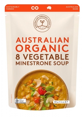 AOFC - 8 VEGETABLE MINESTRONE SOUP 330g