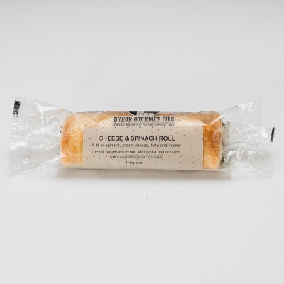 BYRON PIES CHEESE & SPINACH ROLL 140g