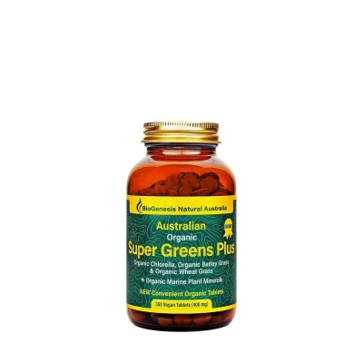 BIOGENESIS - ORGANIC SUPER GREENS PLUS TABS 350