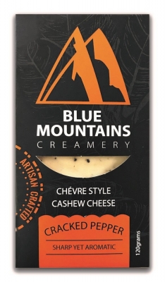 BLUE MOUNTAIN CREAMERY PEPPER CASHEW CHEESE 120g