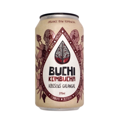 BUCHI CAN - HIBISCUS & GALANGAL KOMBUCHA 375ml