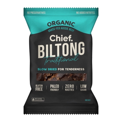 CHIEF BILTONG - TRADITIONAL BEEF 90g