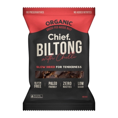 CHIEF BILTONG - CHILLI BEEF 90g