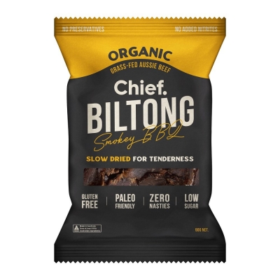 CHIEF BILTONG - SMOKEY BBQ 90g