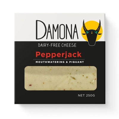 DAMONA PEPPERJACK D/F CHEESE 250g (NEW BOX QTY)