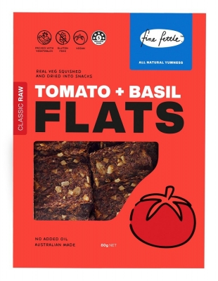 FINE FETTLE FLATS CLASSIC RAW - TOMATO & BASIL 80g