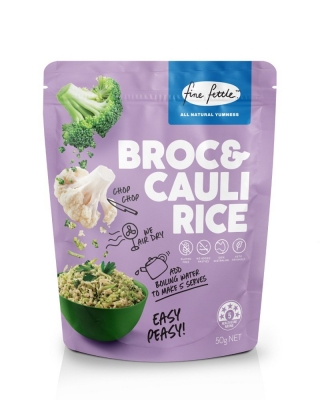 FINE FETTLE - BROCCOLI & CAULIFLOWER RICE 50g