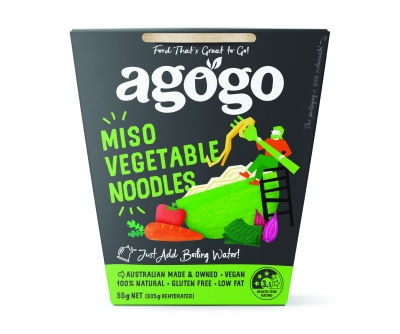 AGOGO INSTANT MEALS - MISO VEGETABLE NOODLES 50g