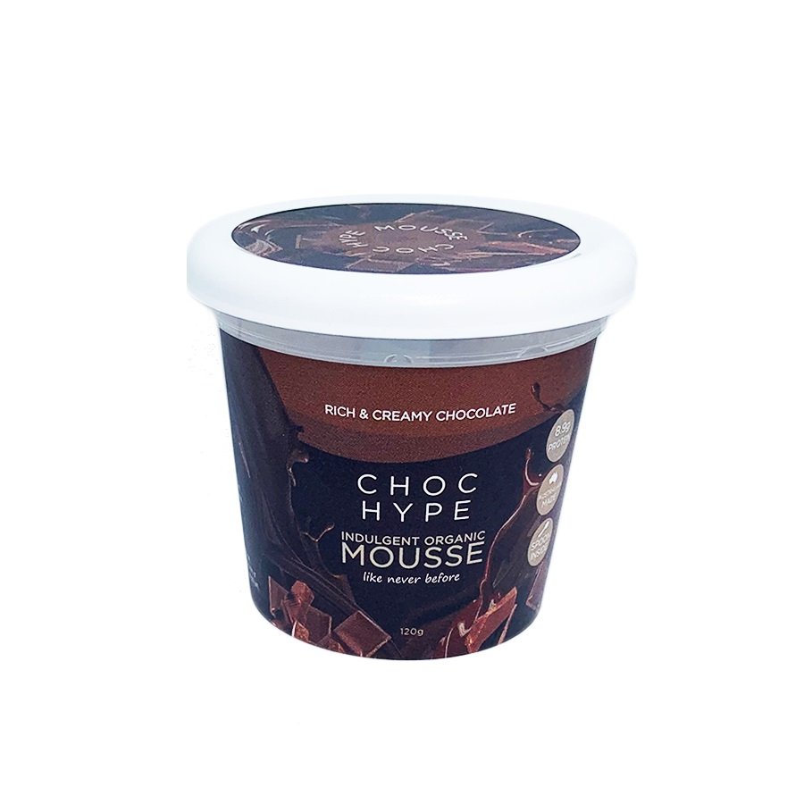 GO RAW MOUSSE CHILLED - CHOC HYPE 120g