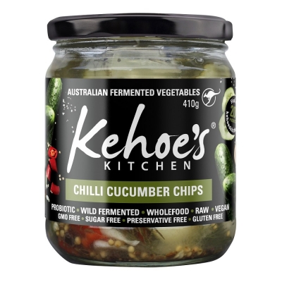 KEHOES NON-ORGANIC CHILLI CUCUMBER CHIPS 410g