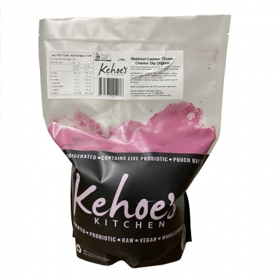 KEHOES ORGANIC CASHEW CHEESE BEETROOT FOODSERVICE 1.75KG