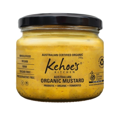 KEHOES ORGANIC FERMENTED MUSTARD 240g