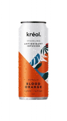 KREOL ANTIOXIDANT SPARKLING CAN - BLOOD ORANGE 330ml