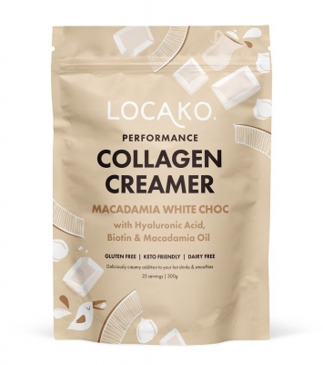 LOCAKO COLLAGEN CREAMER RENEW - MACADAMIA WHITE CHOC 300g