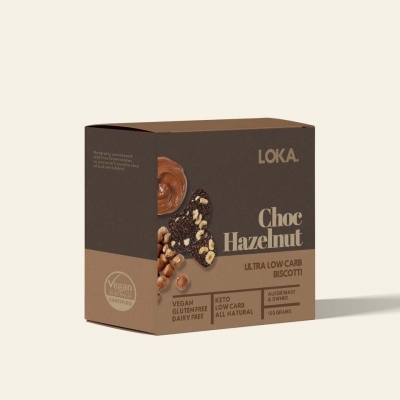 LOKA LOW CARB CHOC HAZELNUT BISCUITS 150g
