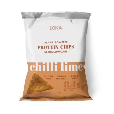 LOKA PROTEIN CHIPS - CHILLI & LIME 50g