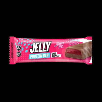MUSCLE NATION - JELLY PROTEIN BARS RASPBERRY 40g