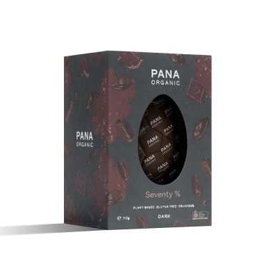 PANA ORGANIC EASTER EGG - DARK 70% CHOCOLATE 110g (CLEARANCE)