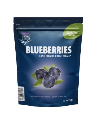 VIKING NON-ORGANIC BLUEBERRIES 1KG (25% DISCOUNT CLEARANCE)